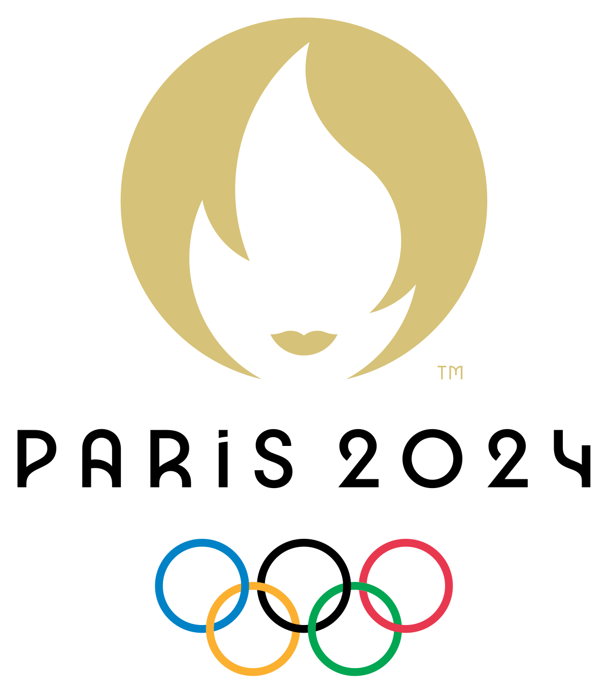 Projection de gobos pour les Jeux Olympiques de Paris 2024
